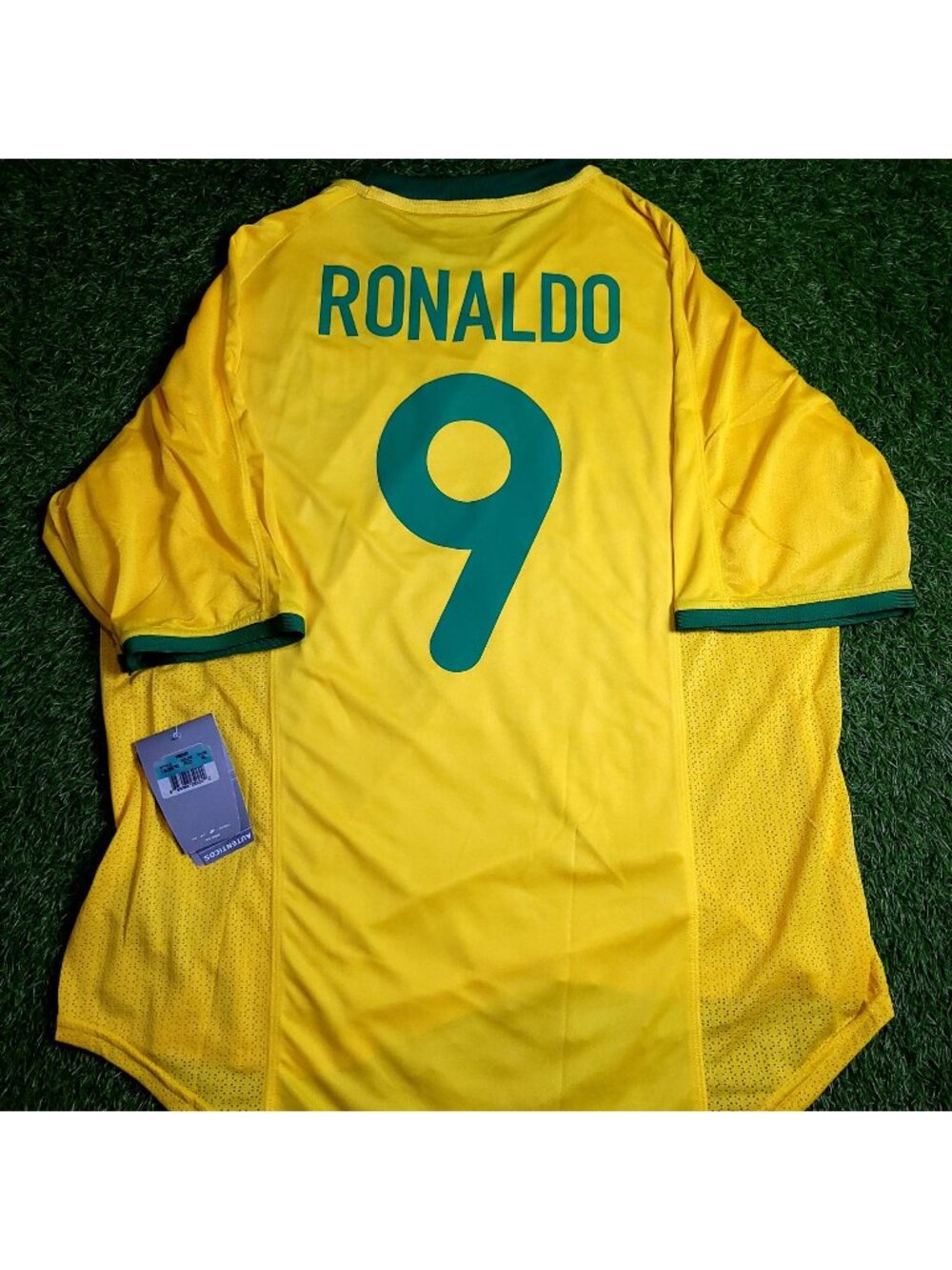 Ronaldo Brazil 2000 Home Soccer Jersey BNWT XL